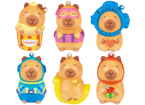 CAPIBARA SLOW RISE SQUISHY (a crescita lenta) 6cm 6ass…x100…x300